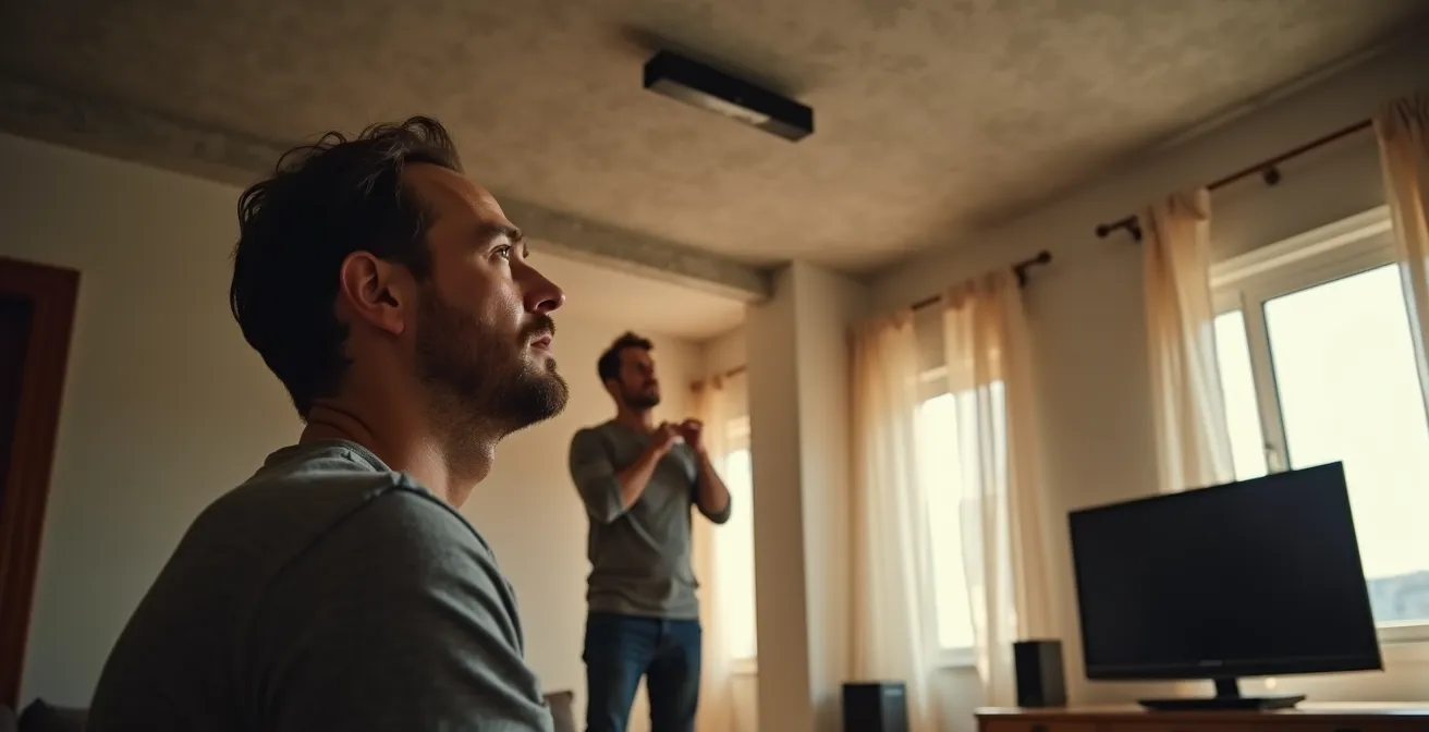 Comparación entre altavoces de techo reales y barra de sonido con reflexión virtual